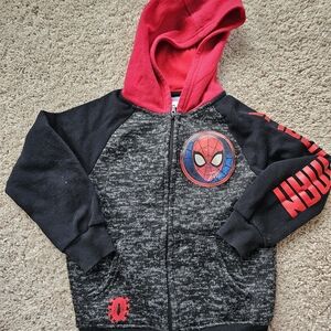 Marvel Spider-Man Kids Hoodie - Red, Black, and Gray